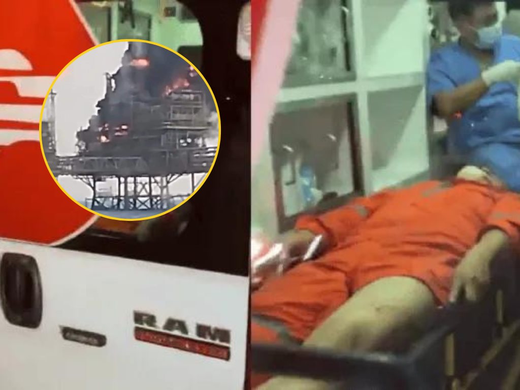 Posibles fallecidos y decenas de heridos en explosión de plataforma de Pemex Akal Bravo