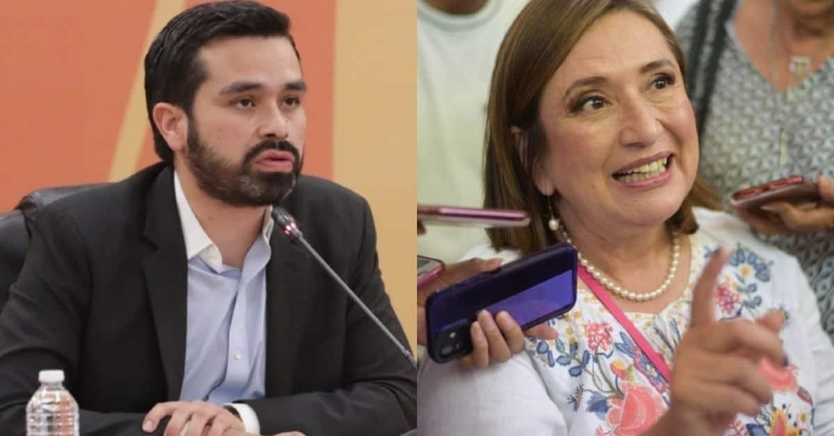 Debate presidencial: Jorge Álvarez Maynez pidió a Xóchilt Gálvez no criticar a MC cuando le rogó a Dante