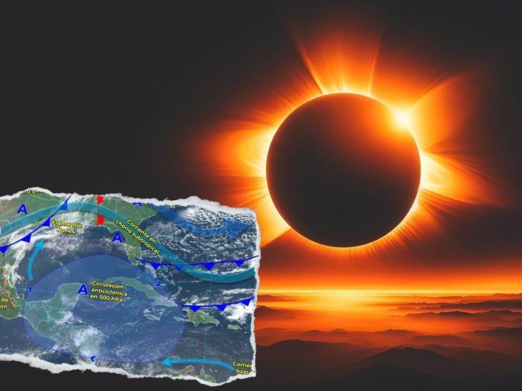 Así estará el clima en México durante el eclipse solar de este 8 de abril