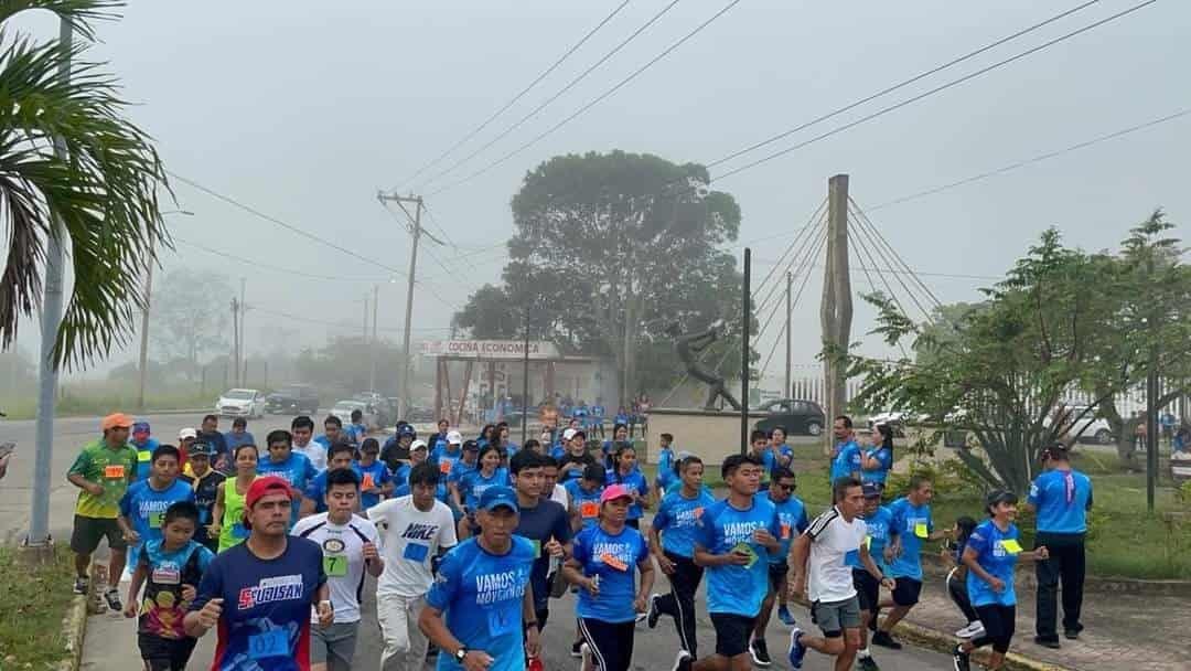 Realizan la Primer caminata por la salud en Ixhuatlán del Sureste