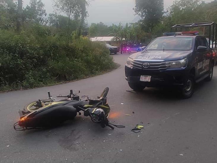 Patrulla de la Policía de Magdalena impacta a motociclistas en Rafael Delgado
