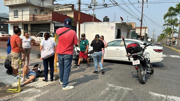 Accidentes desquician la vialidad en Orizaba; hasta una patrulla se vio involucrada