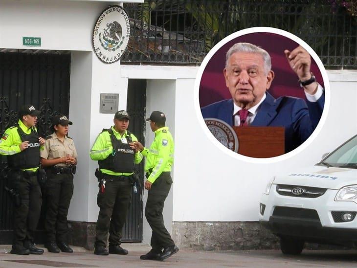 AMLO: Se pospone presentación de denuncia sobre asalto a Embajada de México en Ecuador 