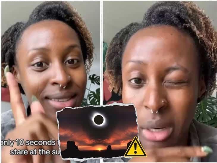 Influencer pierde la vista tras mirar eclipse solar; esta es su historia 
