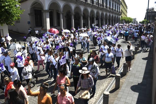 Organizadora de marcha a favor de Rocío Nahle no es funcionaria, afirma la PMA