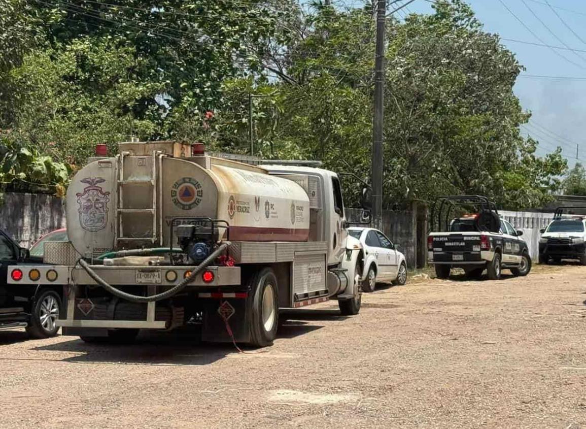 Conato de incendio moviliza unidades de rescate en Minatitlán