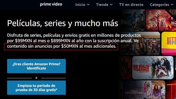 ¿Cómo quitar los anuncios en Amazon Prime Video? Por fin llegaron a México