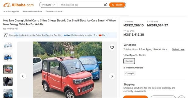 El auto eléctrico chino que vuelve a ser viral en México