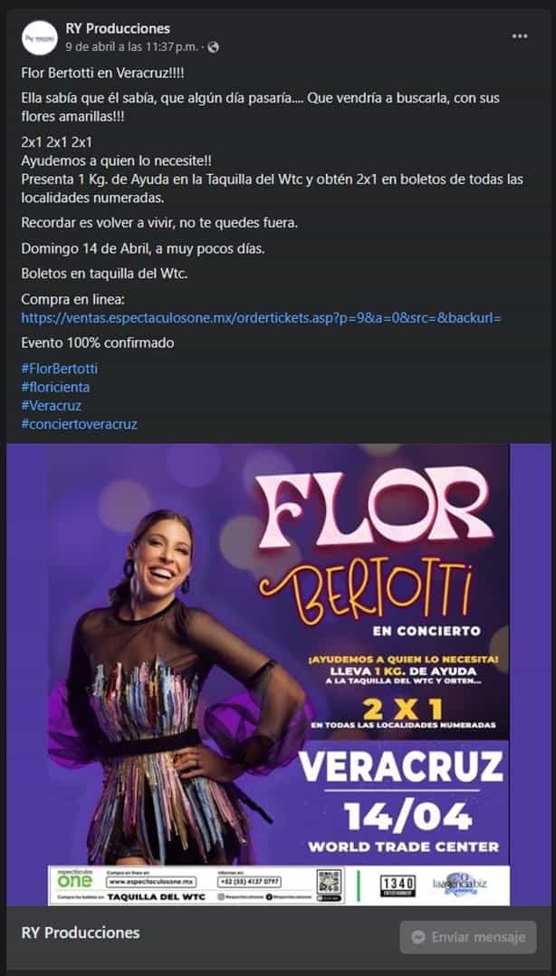 ¿Aún sin boletos para Floricienta en Veracruz? Así los puedes obtener al 2x1