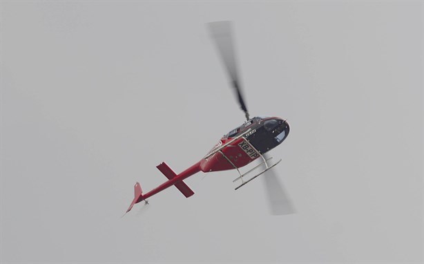 ¡Se desploma helicóptero cerca de Ciudad Universitaria! Autoridades de CDMX investigan