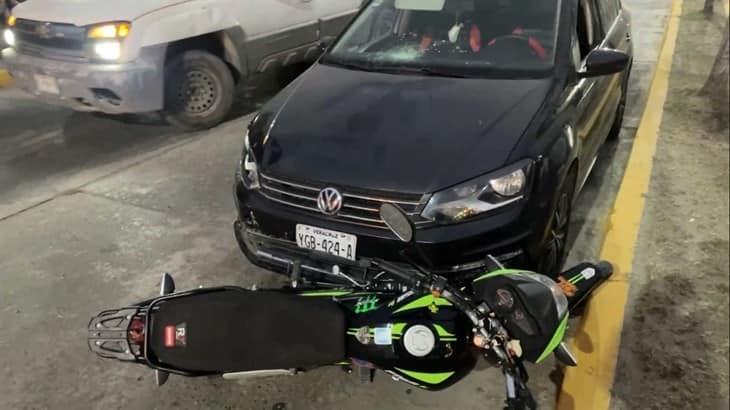 Accidente automovilístico deja un lesionado en Martínez 