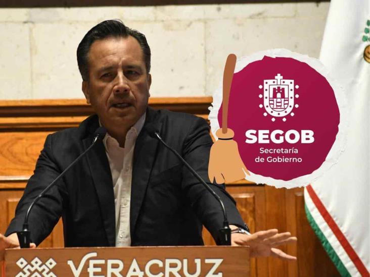 ¿Están haciendo ´limpia´ en Segob? Gobernador de Veracruz responde
