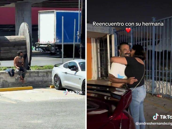 Gracias a las redes sociales; se reúne con su familia tras varios años viviendo en calles de Monterrey (+Video)