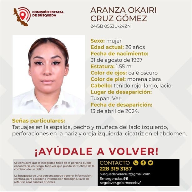 Desaparecen seis personas al norte de Veracruz en primera quincena de abril