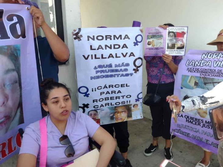 Con manifestación, exigen justicia para Paola, víctima de intento de feminicidio