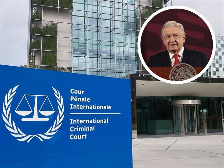 AMLO pide a Corte Penal Internacional, no seguir ejemplo del Poder Judicial