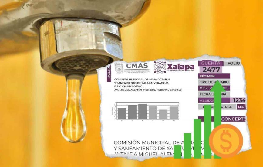 Coparmex: Aunque no cae agua en Xalapa, costo del servicio incrementó en 300 %