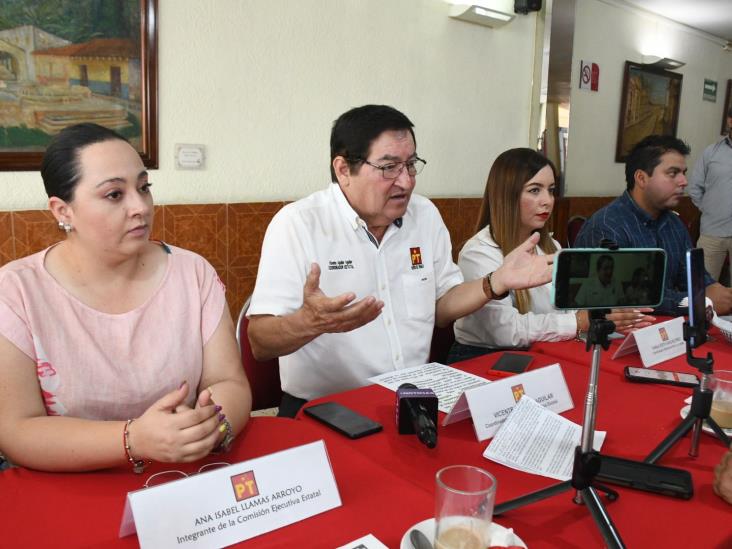 Llama PT a que se abone a clima de paz rumbo a elección en Veracruz