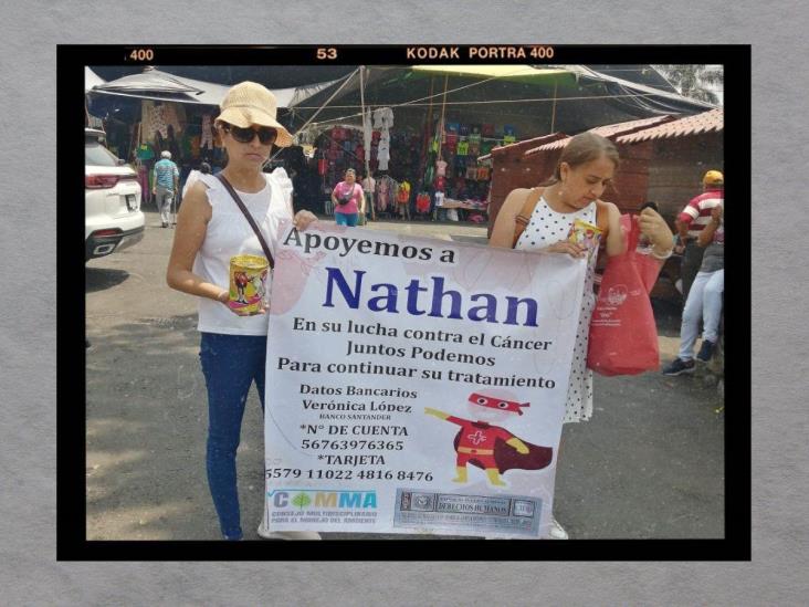 Familiares de Nathan, pequeño con un tumor, agradecen apoyo tras boteo en Orizaba