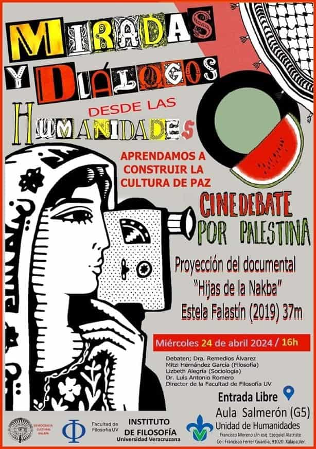 En Xalapa, organizan cine-debate sobre conflicto en Palestina