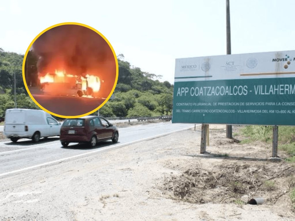 Violencia en Tabasco: ¿está libre la autopista Coatzacoalcos-Villahermosa?