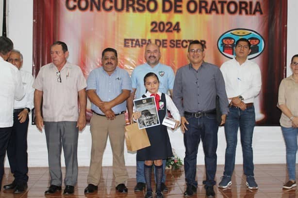 Fernanda Rubí representará al Sector 026 de Misantla en etapa estatal de oratoria