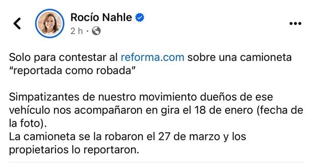Rocío Nahle presenta denuncia ante la FGR por acoso y diversos delitos