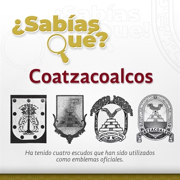 Conoce los 4 escudos oficiales de Coatzacoalcos a lo largo de su historia