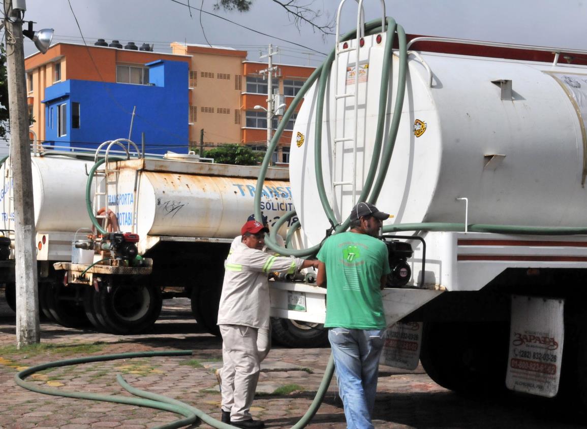 Así combate el estiaje el Sindicato de Agua Potable en Coatzacoalcos