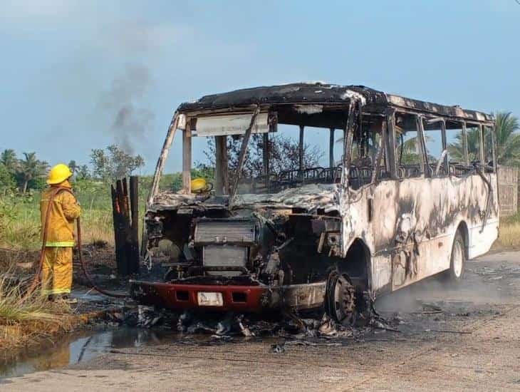 Se quema autobús en Villa Allende ¿fue provocado?