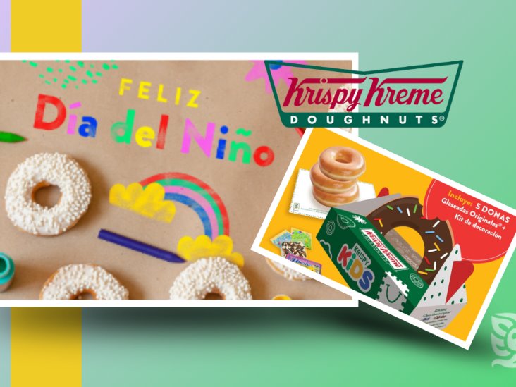 Kit Día del Niño 2024 Krispy Kreme ¡Esta es la promoción de la famosa tienda de donas!