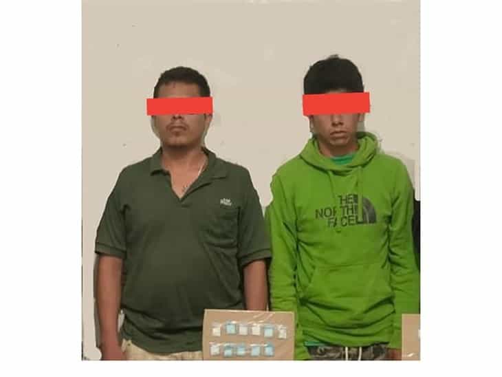 Dos individuos son detenidos por posesión de sustancias ilícitas en Yecuatla 