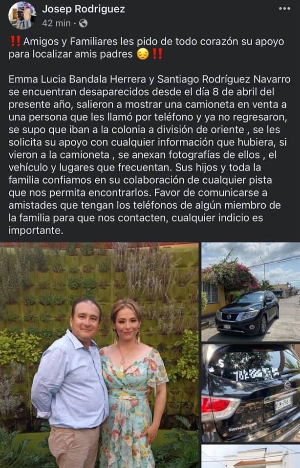 Desaparece matrimonio tras salir a vender camioneta en Poza Rica