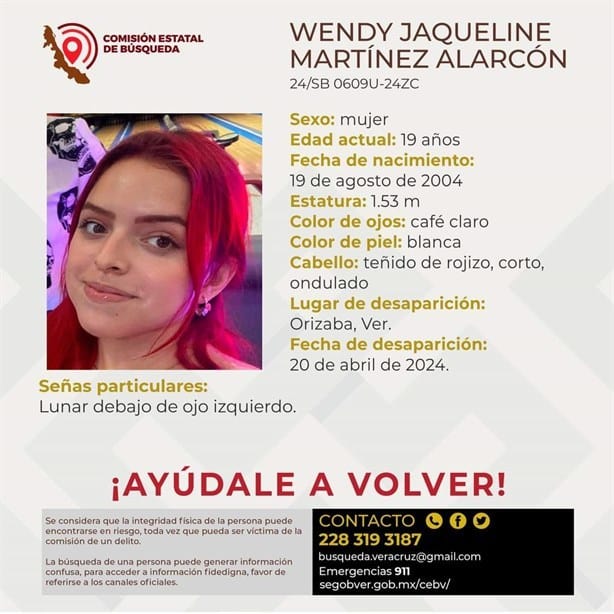 Desaparecen 3 personas en zona centro de Veracruz, entre ellas un menor