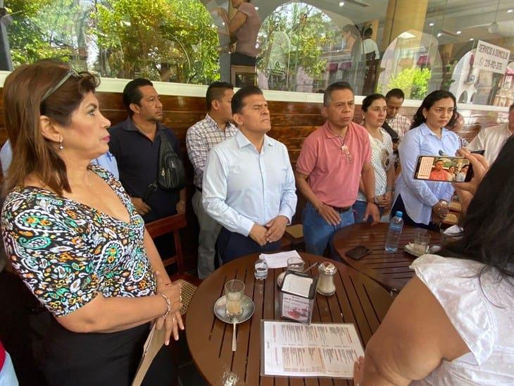 Trabajadores de CTM Xalapa exhiben inconformidad ante un dirigente "usurpador"