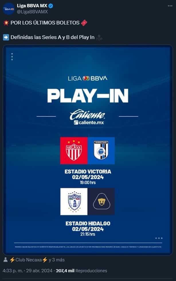 Play In Liga MX: Fechas y horarios para entrar a la Liguilla del Clausura 2024