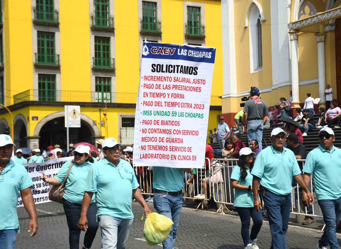Desfile obrero; protestas son facturas electorales