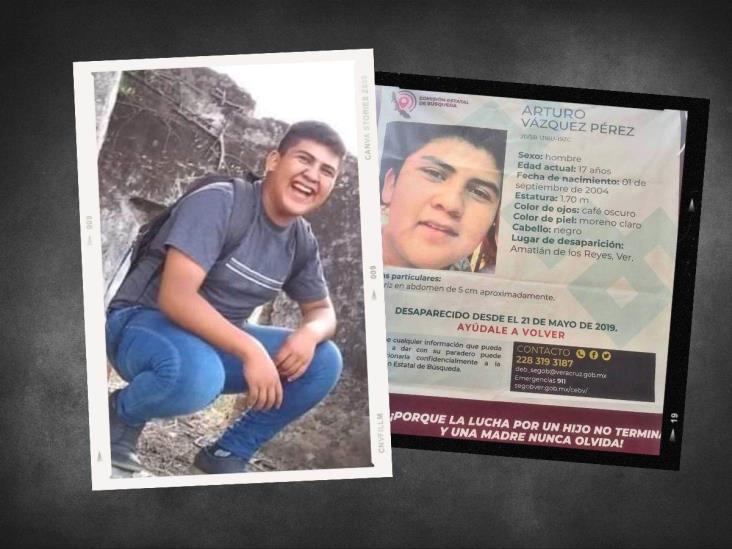 Solo tenía 14 años; Arturo Vázquez Pérez, desaparecido en 2019 en Amatlán, fue hallado sin vida