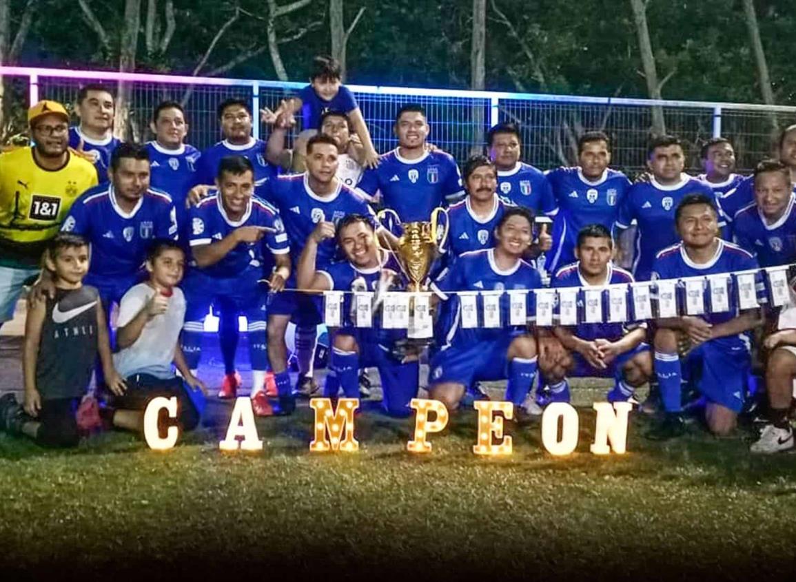Sayula se corona en la Liga de Futbol Más 33 de Acayucan