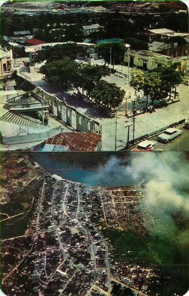 Así lucía el parque Independencia de Minatitlán hace 50 años