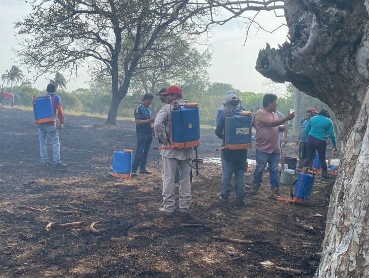 Incendio de pastizal en Aguilera provoca movilización | VIDEO