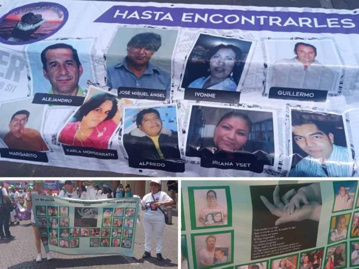 Yo quiero un abrazo de mi hijo, está desaparecido, claman madres en Xalapa