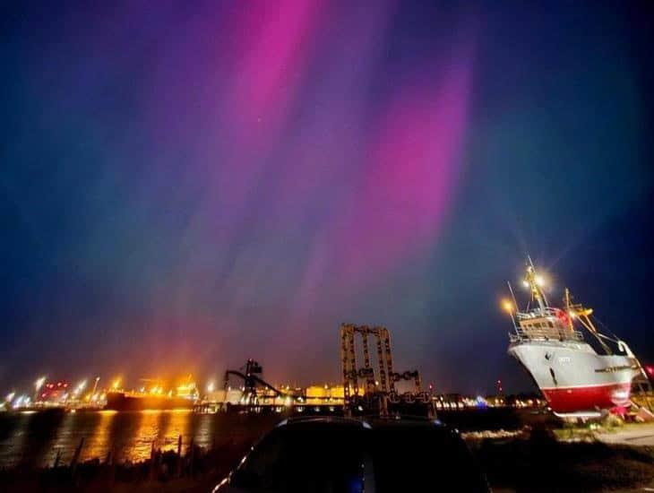 Tormenta solar provoca auroras boreales en México