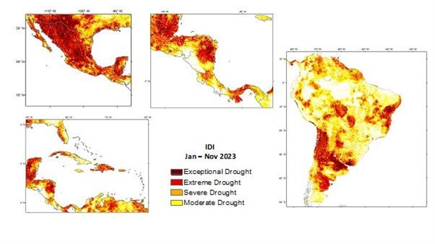 Así fue el año en que México sufrió fenómenos climáticos extremos, Coatzacoalcos llegó a cifras alarmantes de calor