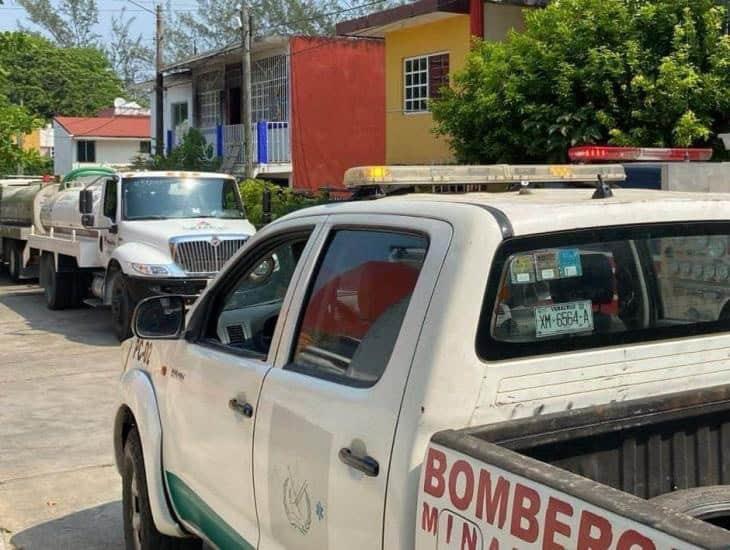 Corto circuito provoca incendio en casa de Minatitlán