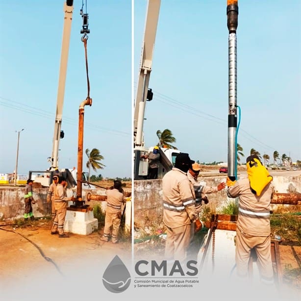 CMAS Coatzacoalcos: este es el pozo que dará 130 mil litros a la red de agua