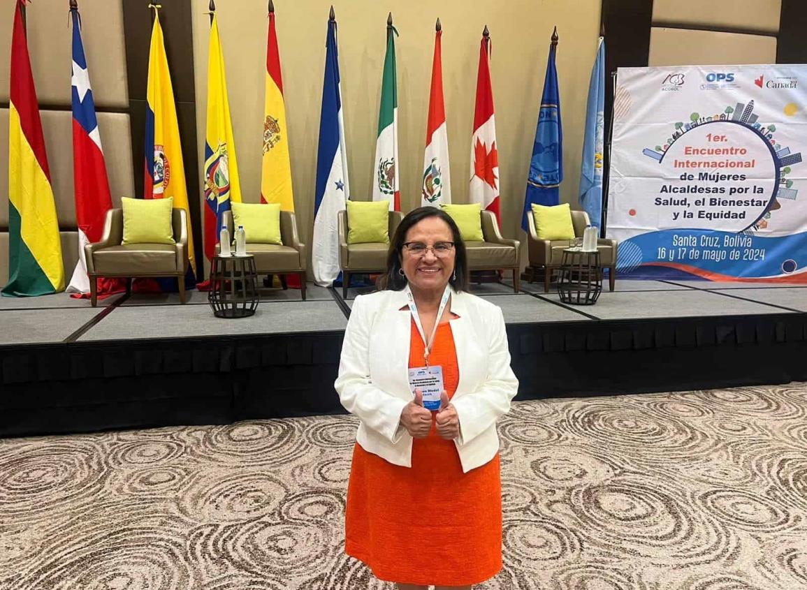 Carmen Medel representa a México en encuentro internacional por la Salud en Bolivia