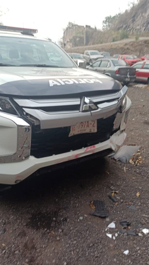 Culpan a padre de menor lesionado del choque de patrulla y taxi en Orizaba