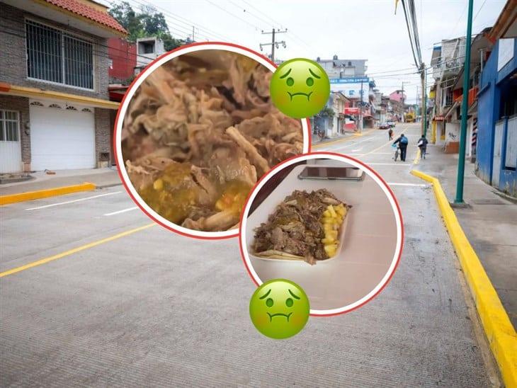 ¡Carne extra!; exhiben a negocio de Xalapa, por vender tacos con gusanos (+Video)