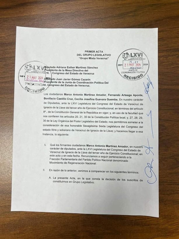 Renuncia Marco Martinez a Morena en la legislatura